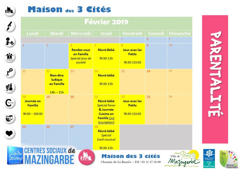 Planning mois de Février-1