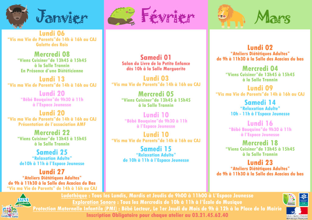 calendrier ludo 2020 Sains-en-Gohelle