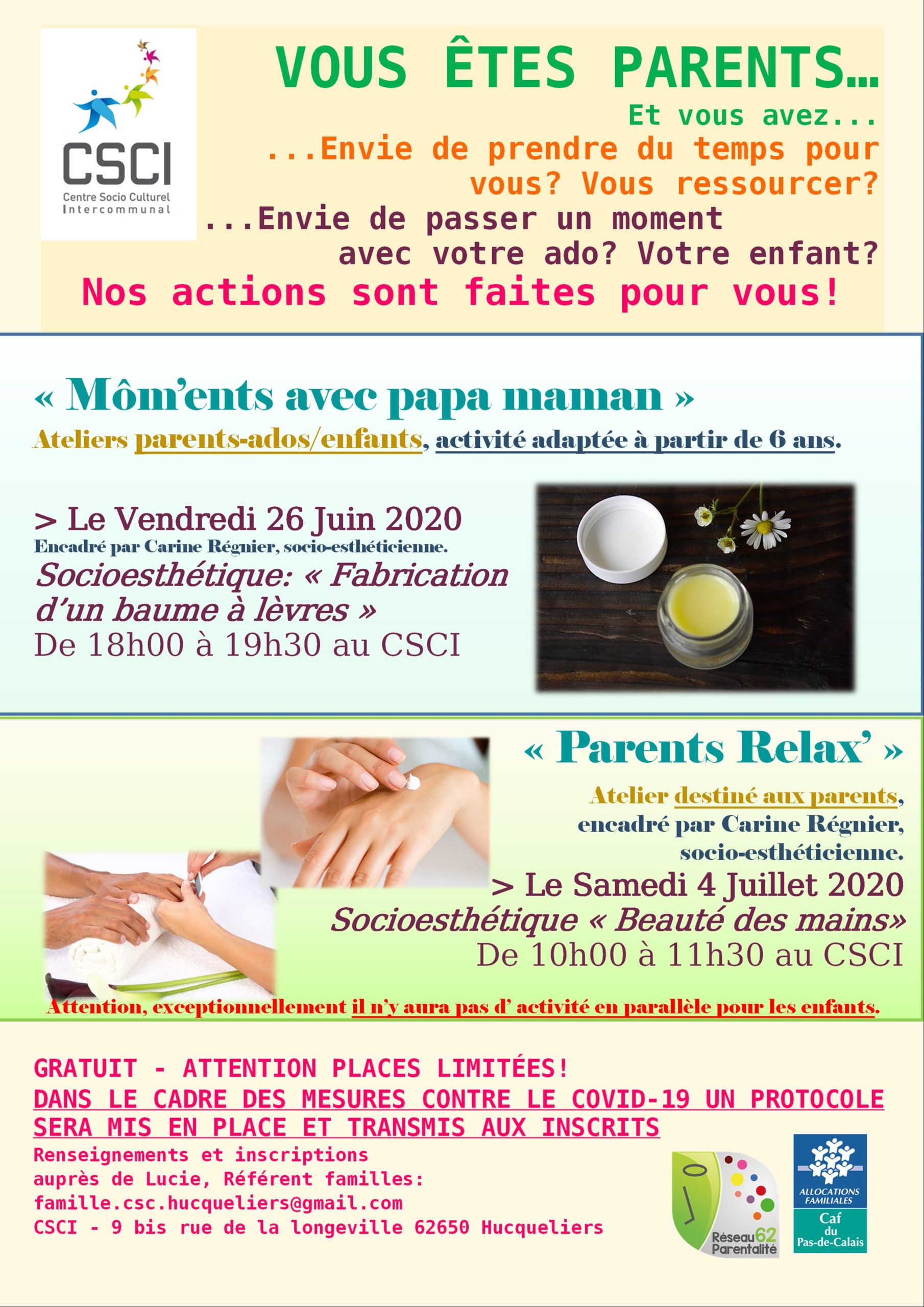 Ateliers parents/enfants