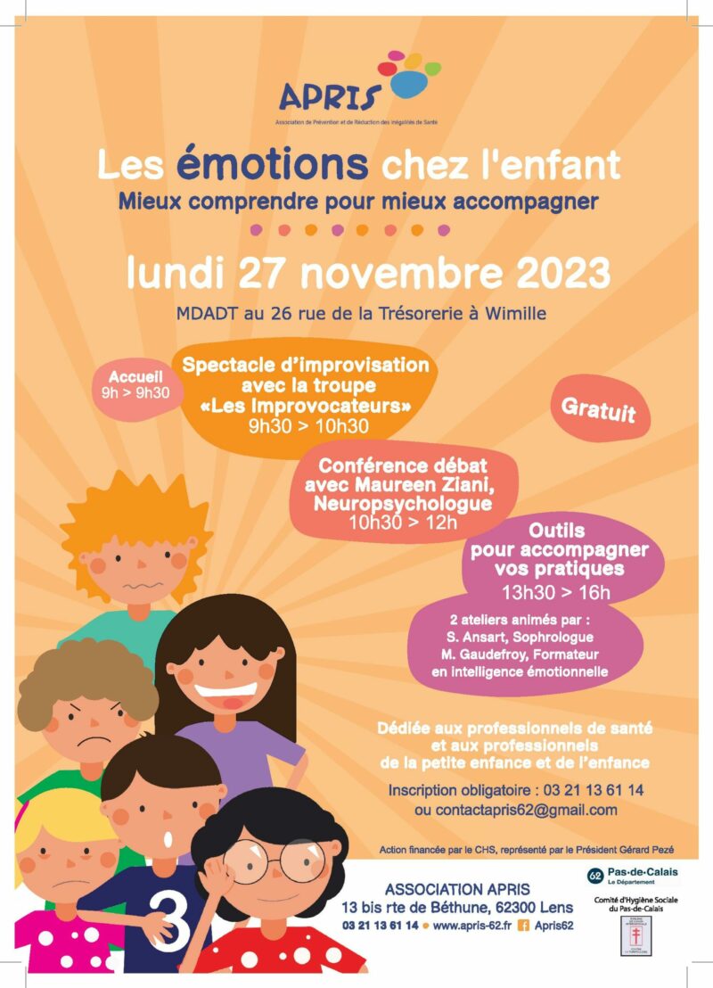 Affiche - Accompagner les émotions des jeunes enfants - 2.50