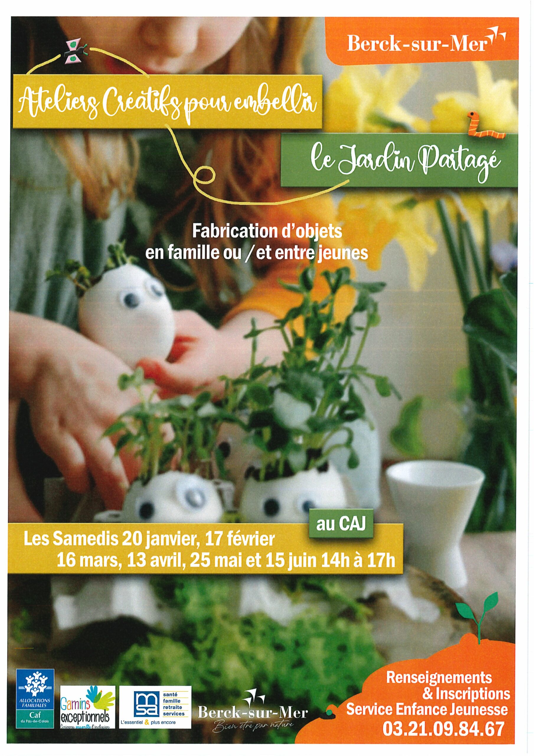 Le service enfance jeunesse de la ville de Berck propose des ateliers ...