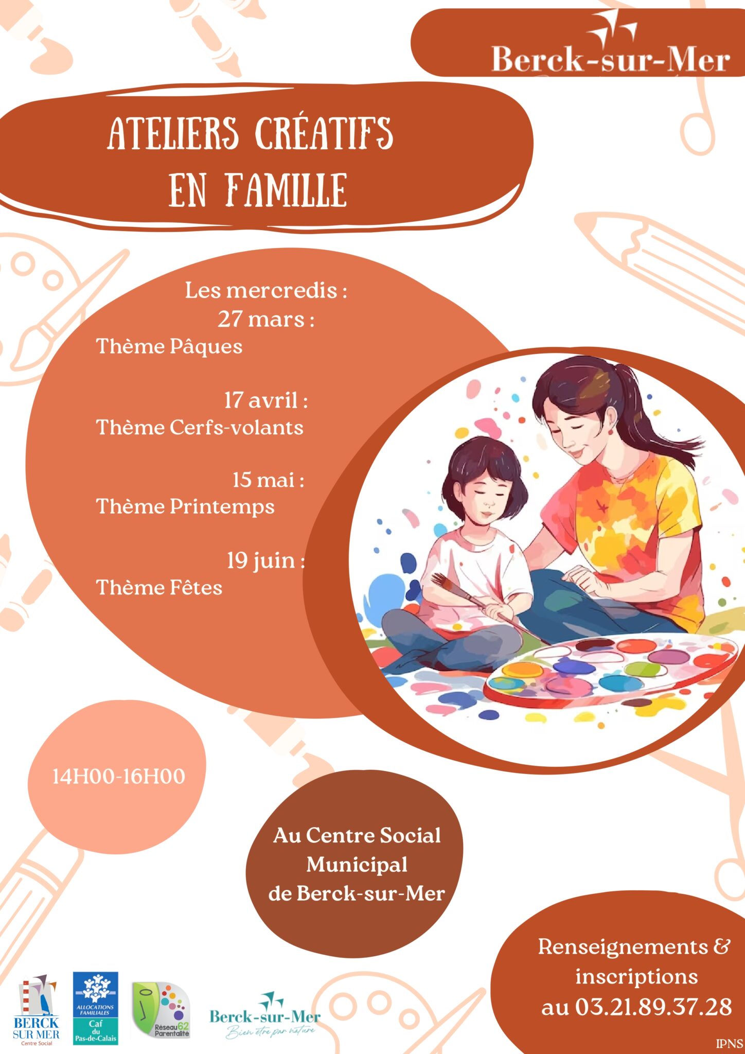 Découvrez les ateliers du secteur famille du Centre Social de Berck ...