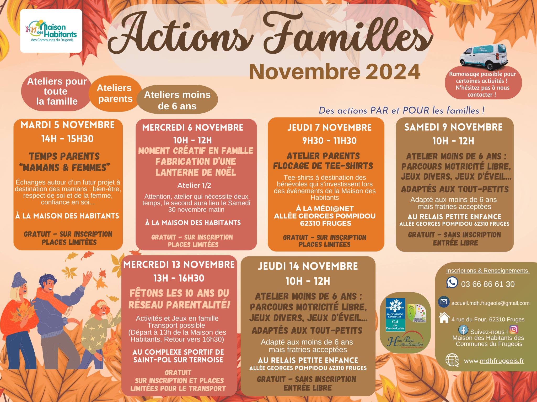 Découvrez les actions familles de la Maison des Habitants des Communes ...